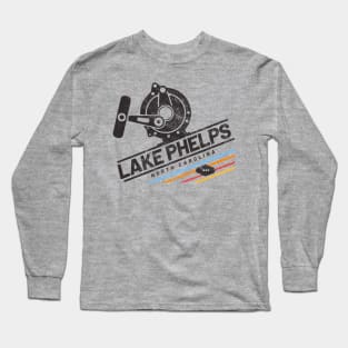 Fishing Reel for Fishing at Lake Phelps, North Carolina Long Sleeve T-Shirt